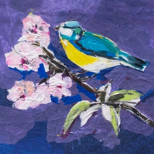 Sarah Cowper -Bird in the Blue