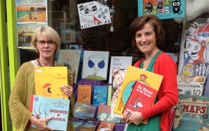 Greet Pauwelijn (right) and Kerstin Price, owner of the Playfull Toyshop